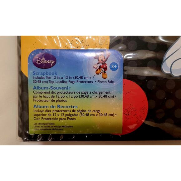 DISNEY MICKEY MOUSE SCRAPBOOK KIT 12" ALBUM STICKERS PAPER Photos Vacation Gift - Picture 4 of 11